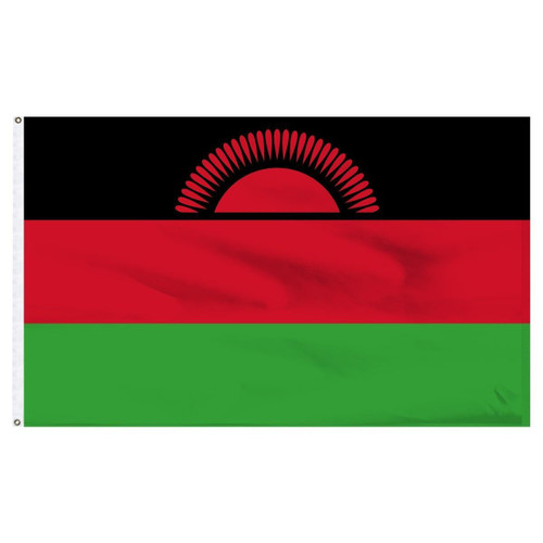 Malawi 2' x 3' Outdoor Nylon Flag Malawi 2' x 3' Outdoor Nylon Flag