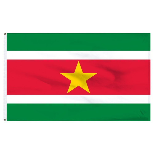 Suriname 2' x 3' Outdoor Nylon Flag Suriname 2' x 3' Outdoor Nylon Flag