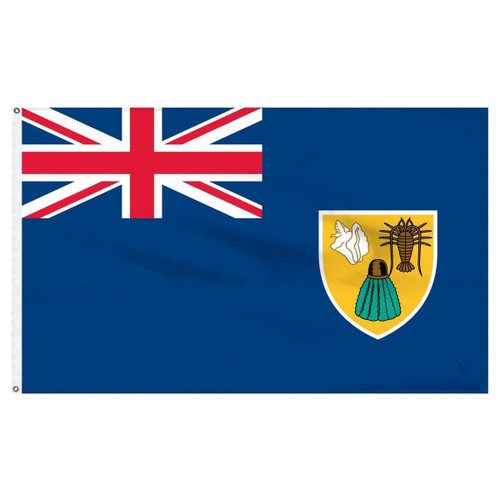Turks-Caicos 2' x 3' Outdoor Nylon Flag Turks-Caicos 2' x 3' Outdoor Nylon Flag