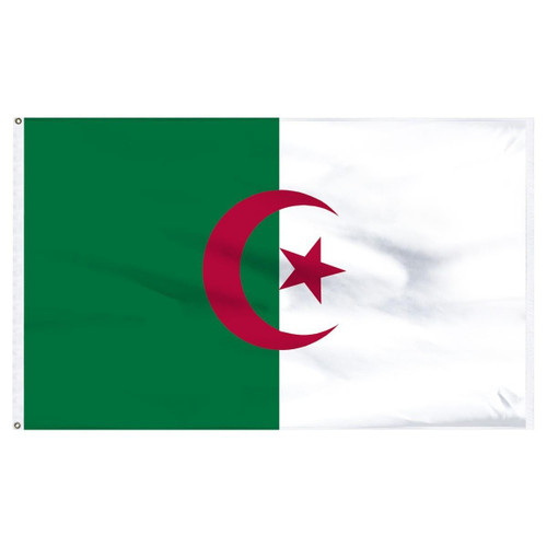 Algeria 4' x 6' Outdoor Nylon Flag Algeria 4' x 6' Outdoor Nylon Flag