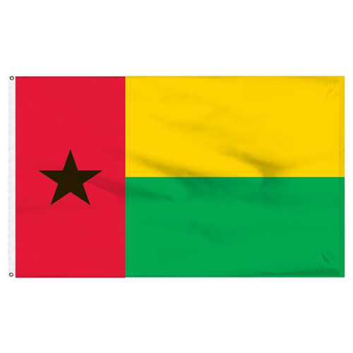 Guinea Bissau 2' x 3' Light Weight Polyester Guinea Bissau 2' x 3' Light Weight Polyester