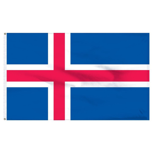 Iceland 4' x 6' Outdoor Nylon Flag