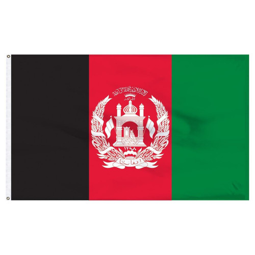 Afghanistan 5' x 8' Outdoor Nylon Flag Afghanistan 5' x 8' Outdoor Nylon Flag