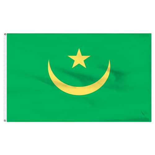 Mauritania 2' x 3' Light Weight Polyester Mauritania 2' x 3' Light Weight Polyester
