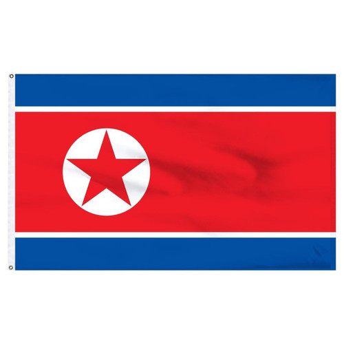 North Korea 2' x 3' Light Weight Polyester North Korea 2' x 3' Light Weight Polyester