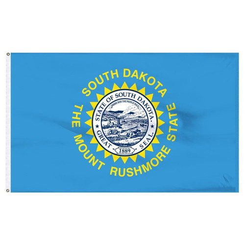 South Dakota 2' x 3' Outdoor Nylon Flag South Dakota 2' x 3' Outdoor Nylon Flag