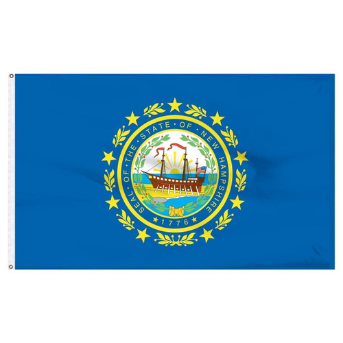 New Hampshire 3' x 5' Outdoor Nylon Flag New Hampshire 3' x 5' Outdoor Nylon Flag