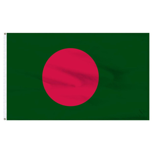 Bangladesh 3' x 5' Light Weight Polyester Bangladesh 3' x 5' Light Weight Polyester