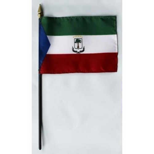 Equatorial Guinea 4" x 6" Mounted Flags Equatorial Guinea 4" x 6" Mounted Flags