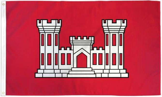 3x5ft US Army Corps of Engineers Polyester Flag