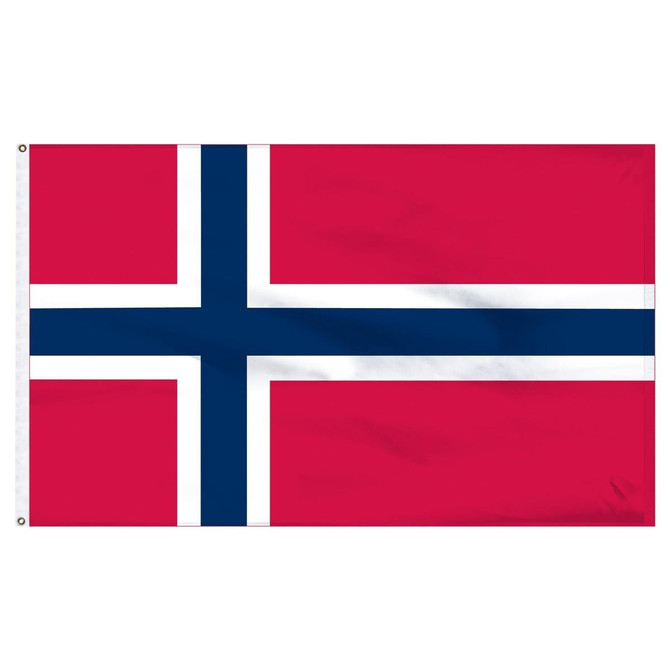 Norway 3' x 5' Outdoor Nylon Flag Norway 3' x 5' Outdoor Nylon Flag