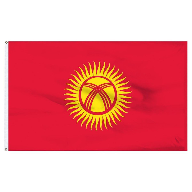 Kyrgyzstan 2' x 3' Light Weight Polyester