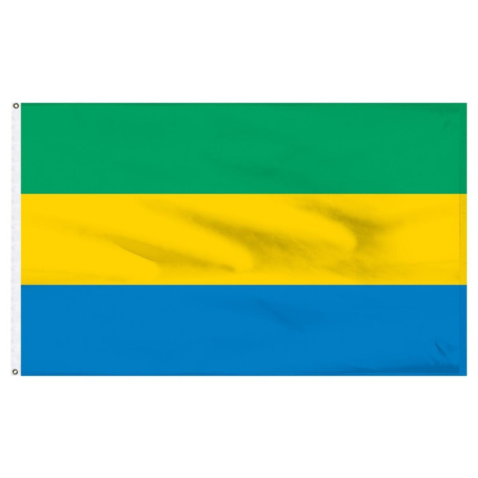 Gabon 5' x 8' Outdoor Nylon Flag