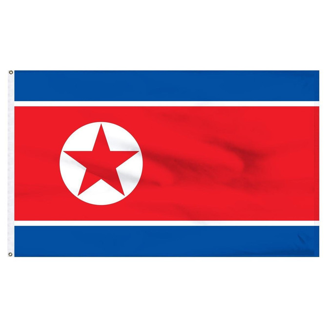 North Korea 2' x 3' Light Weight Polyester North Korea 2' x 3' Light Weight Polyester