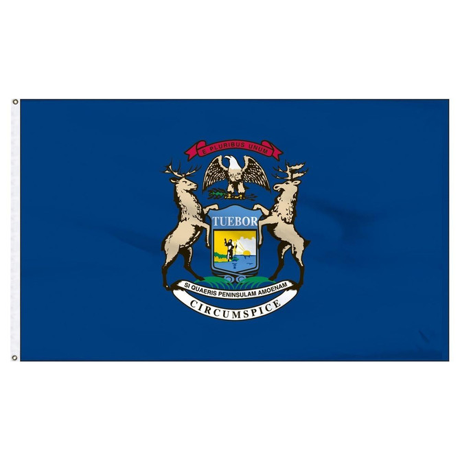 Michigan 3' x 5' Outdoor Nylon Flag