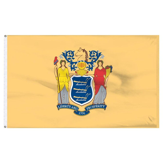New Jersey 3' x 5' Outdoor Nylon Flag
