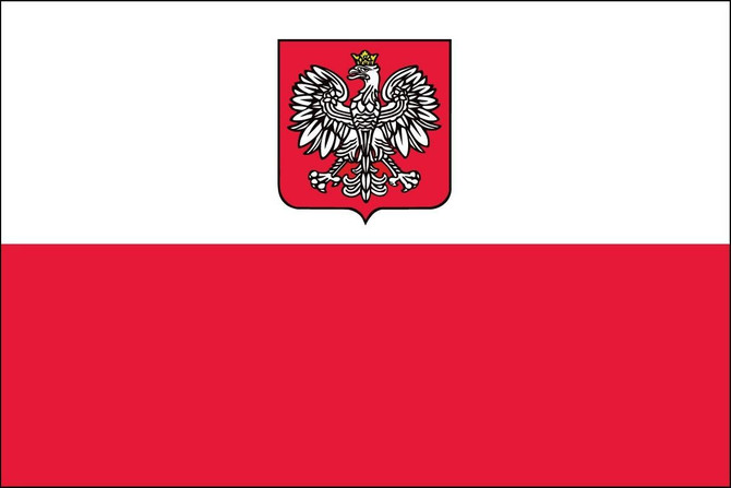Poland w/ Eagle 2' x 3' Light Weight Polyester