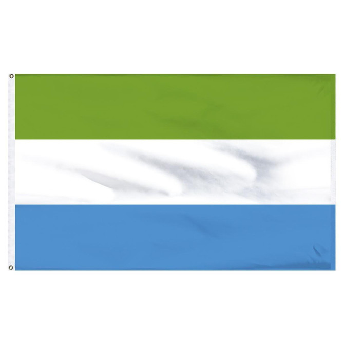 Sierra Leone 2' x 3' Light Weight Polyester Sierra Leone 2' x 3' Light Weight Polyester