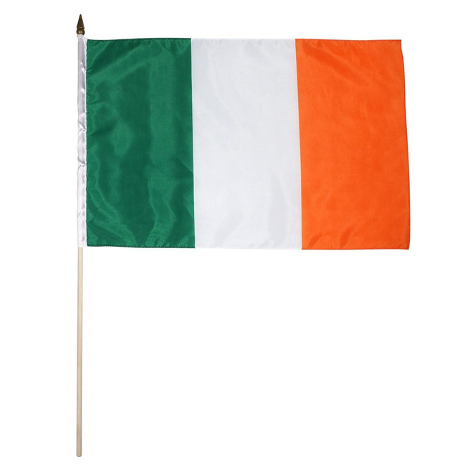 Ireland 12" x 18" Mounted Flag