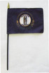 Kentucky 4" x 6" Mounted Flags