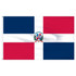 Dominican Republic 2' x 3' Light Weight Polyester
