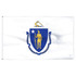 Massachusetts 3' x 5' Outdoor Nylon Flag
