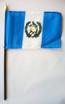 Guatemala 4" x 6" Mounted Flags