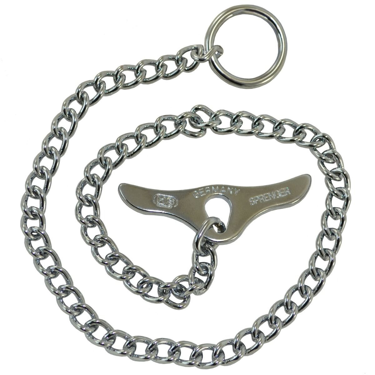 Herm Sprenger 2mm Short Link ChromePlated Steel Choke Chain Collar