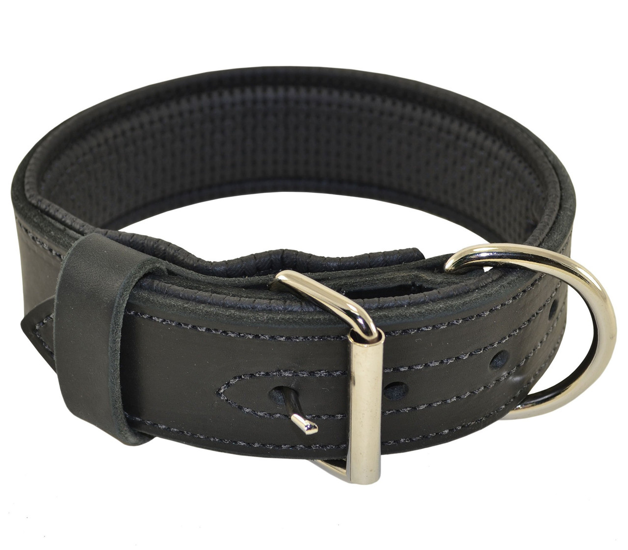 Ultimate Padded Leather Agitation Collar, Working Dog Collar