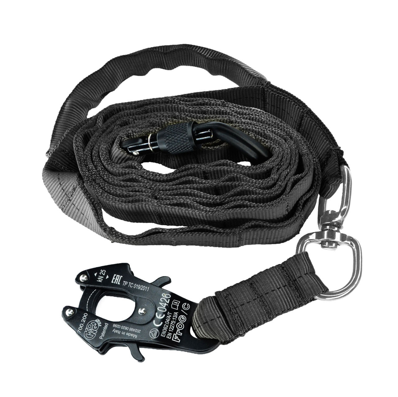 Nylon Adjustable Service Dog Leash with Frog Clip - Ray Allen Manufacturing