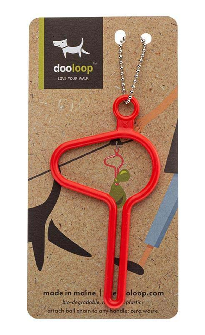 Dog Poop Bag Holder Waste Bag Knot Metal Carrier Leash Attachment Easy Clip  NEW