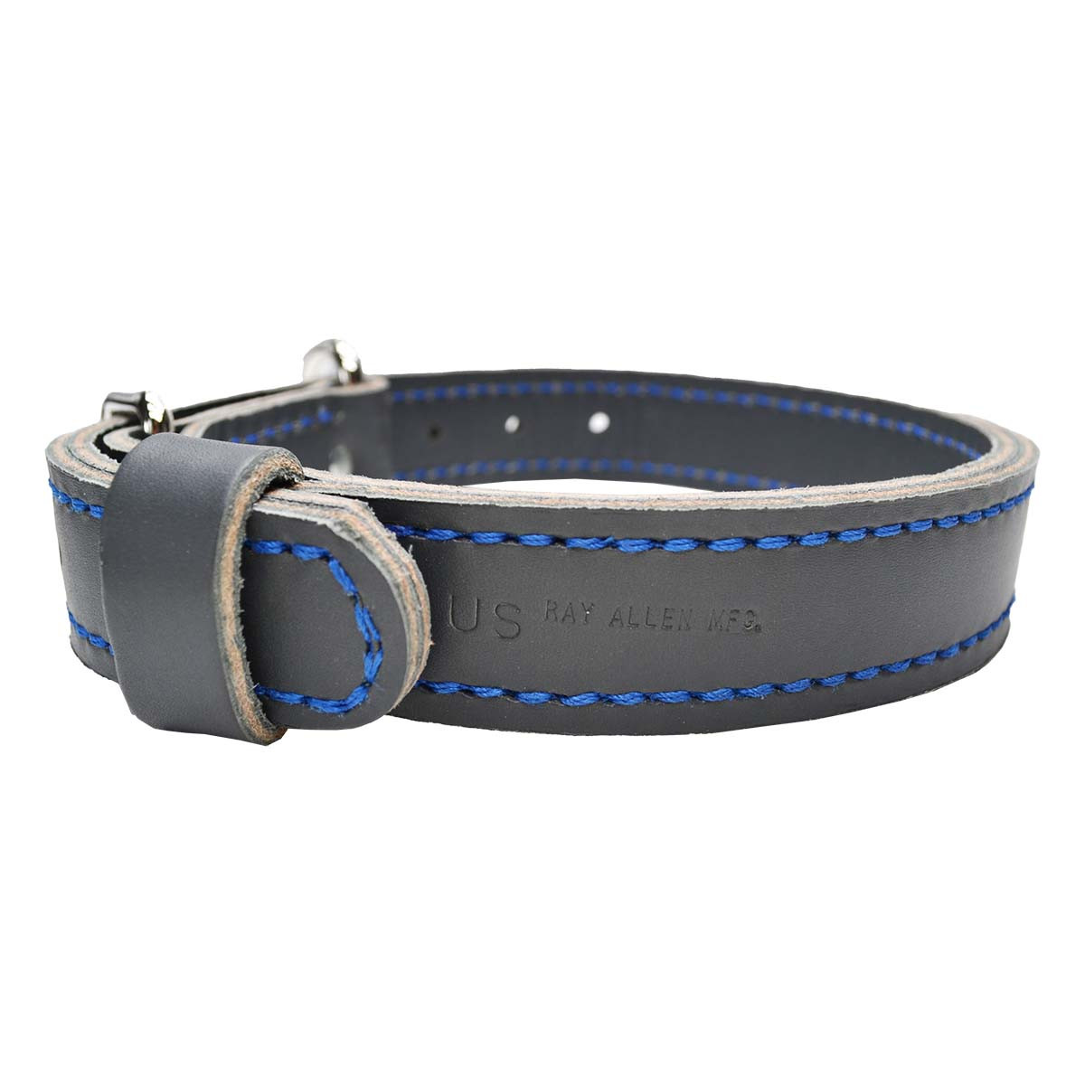Blue Line Leather Agitation Collar | Police K9 Handlers| Working
