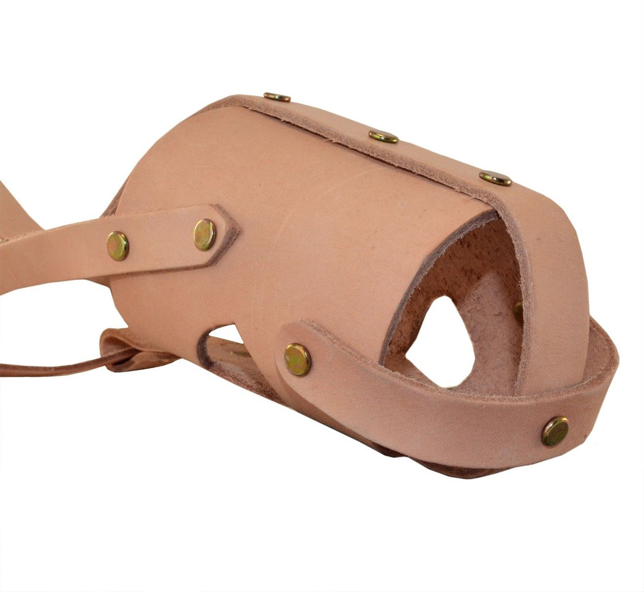 Leather Military Spec Safety Dog Muzzle - Ray Allen Manufacturing