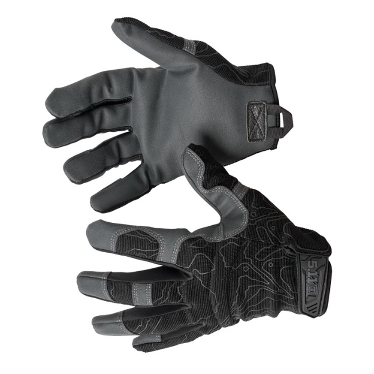 5.11 High Abrasion Tac Glove Men's Military Full Finger High Abrasion Tactical  Gloves, Kangaroo, X-Large, Style 59371