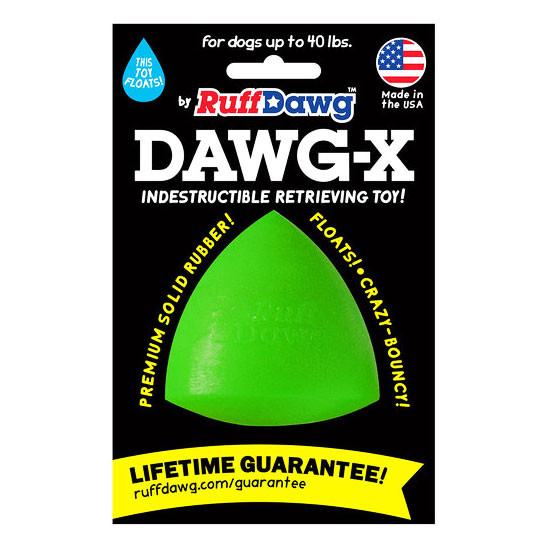 Ruff Dawg Dawg-X | Indestructible Dog Toy | Floating Retrieval