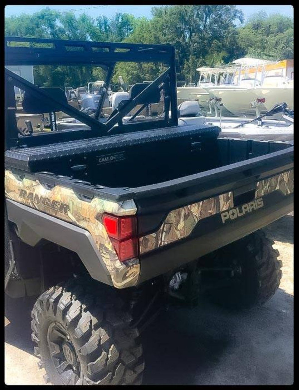 CamLocker SXS Crossover Matte Black Low Profile UTV Tool Box
