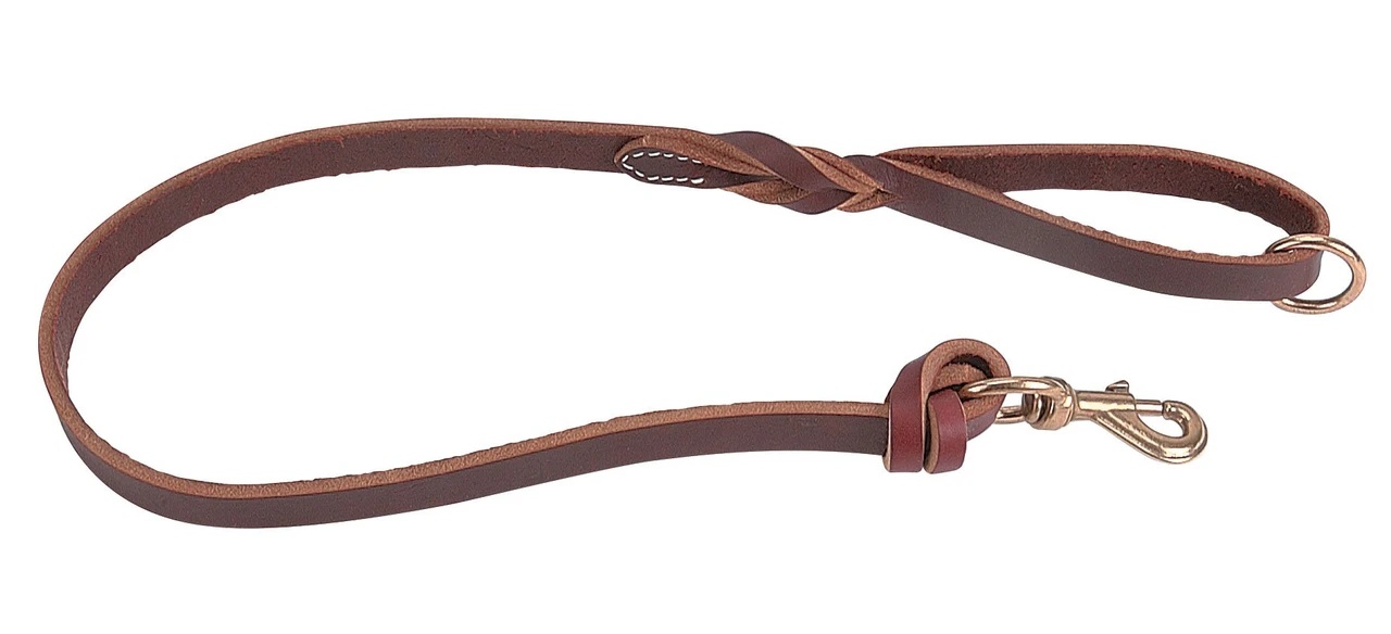 Waitst Leads Latigo Leather Classic Braided Agitation Waist Lead | Heavy Duty | K9 ...