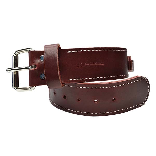 Latigo Leather Agitation Collar With Handle | K9 Tools - Ray Allen