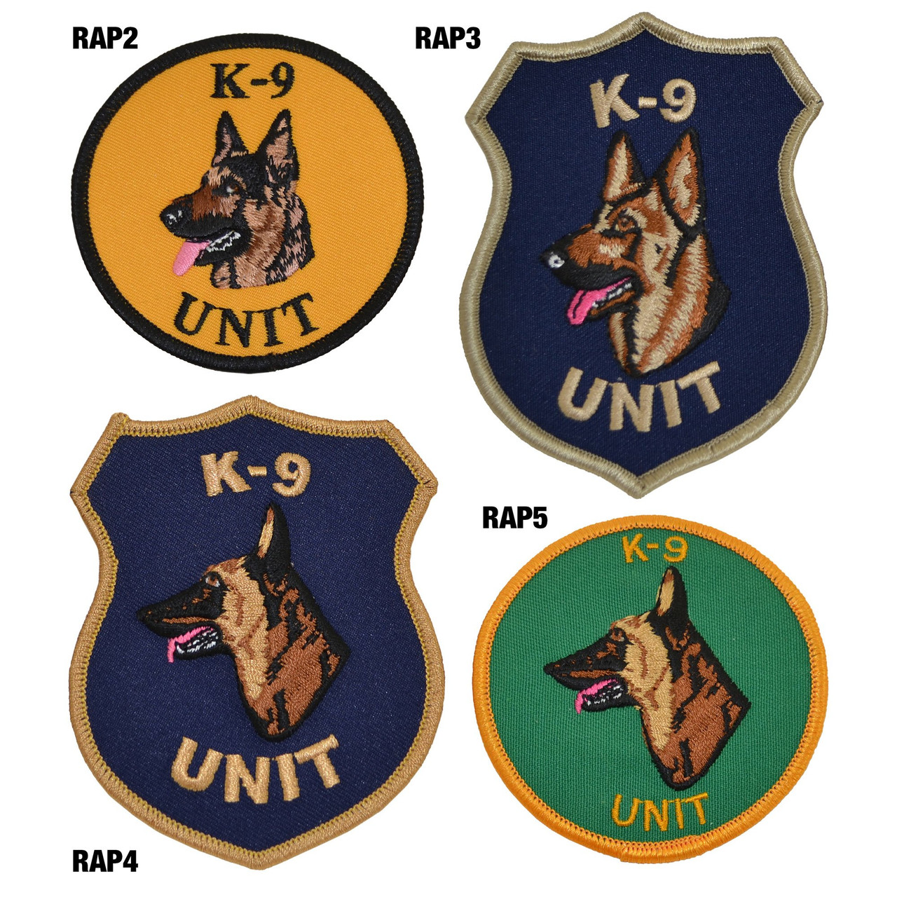 K9 Unit Patches Police Dog Handler