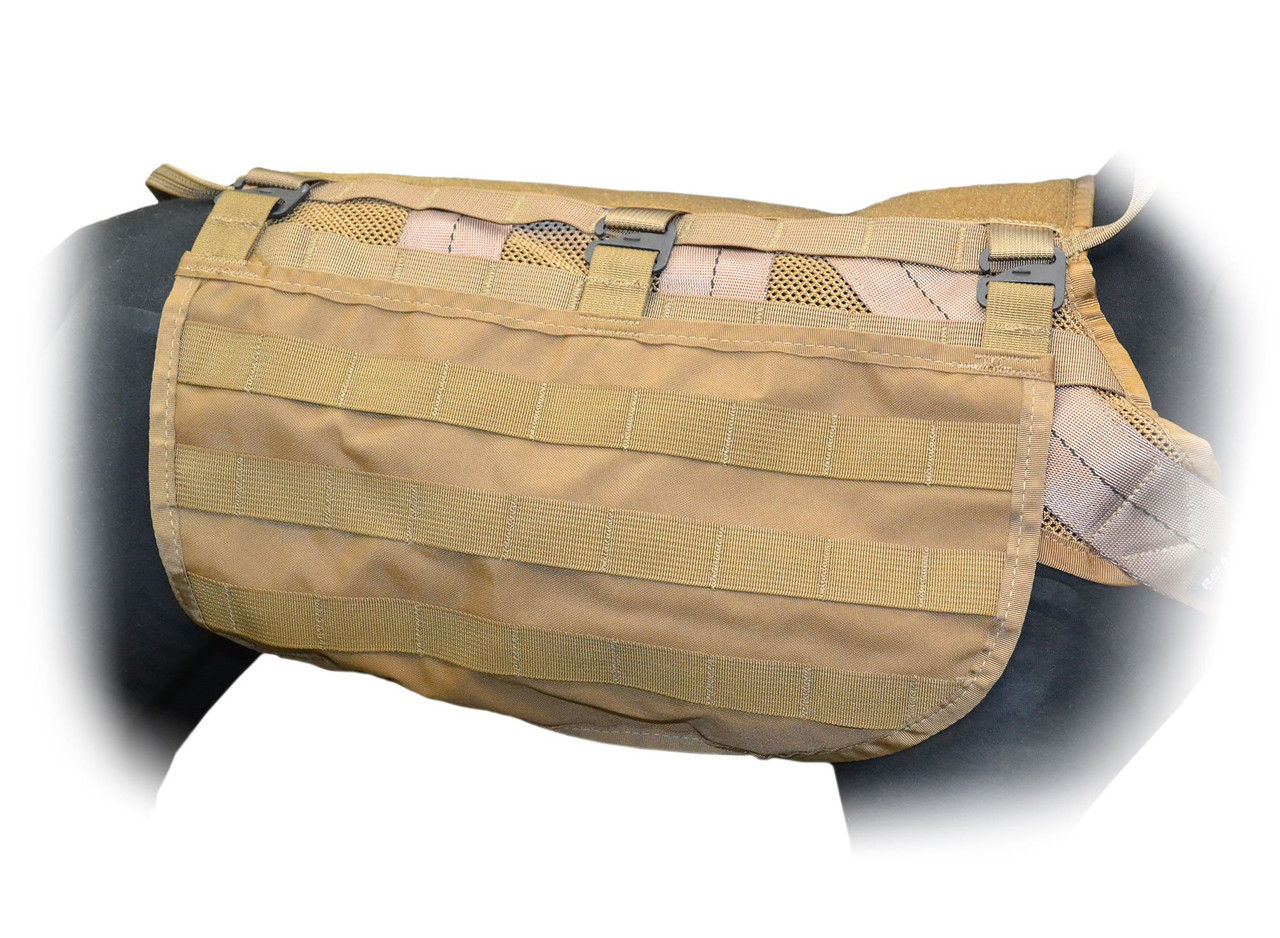 hook and loop molle panel