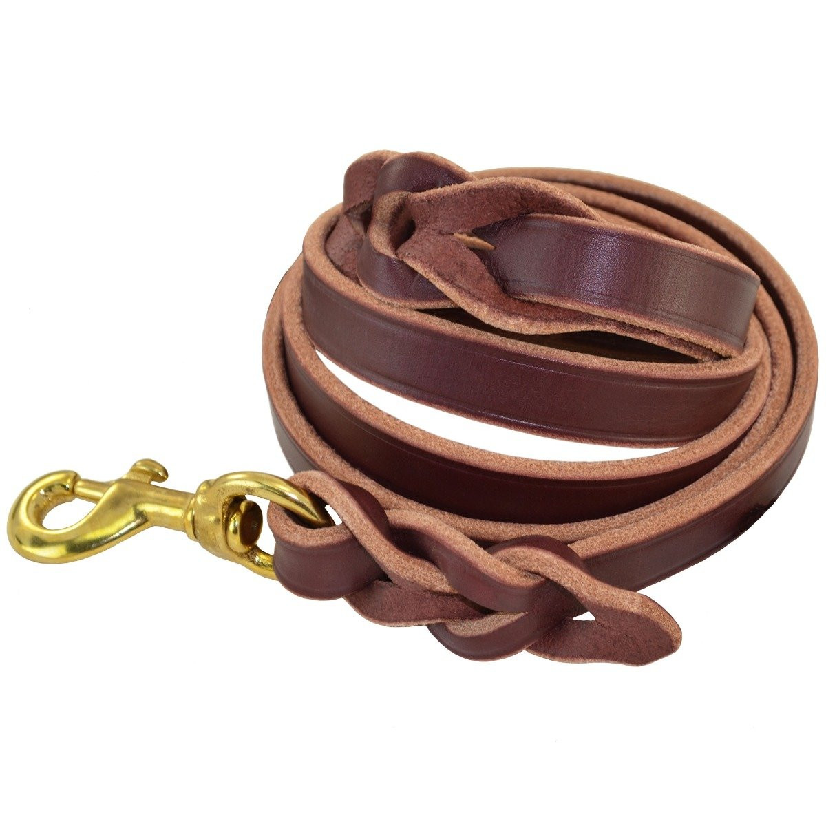 Braided Leather Leash | American Made | Comfortable Dog Lead