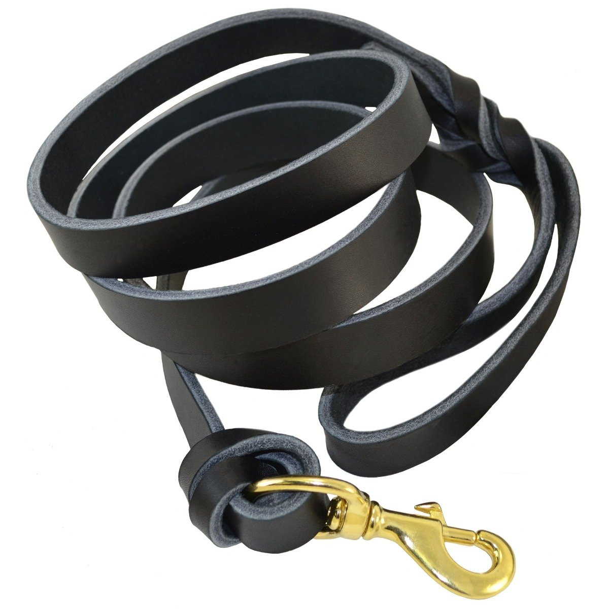 Knotted Heavy Leather Leash | Leather Dog Leash - Ray Allen