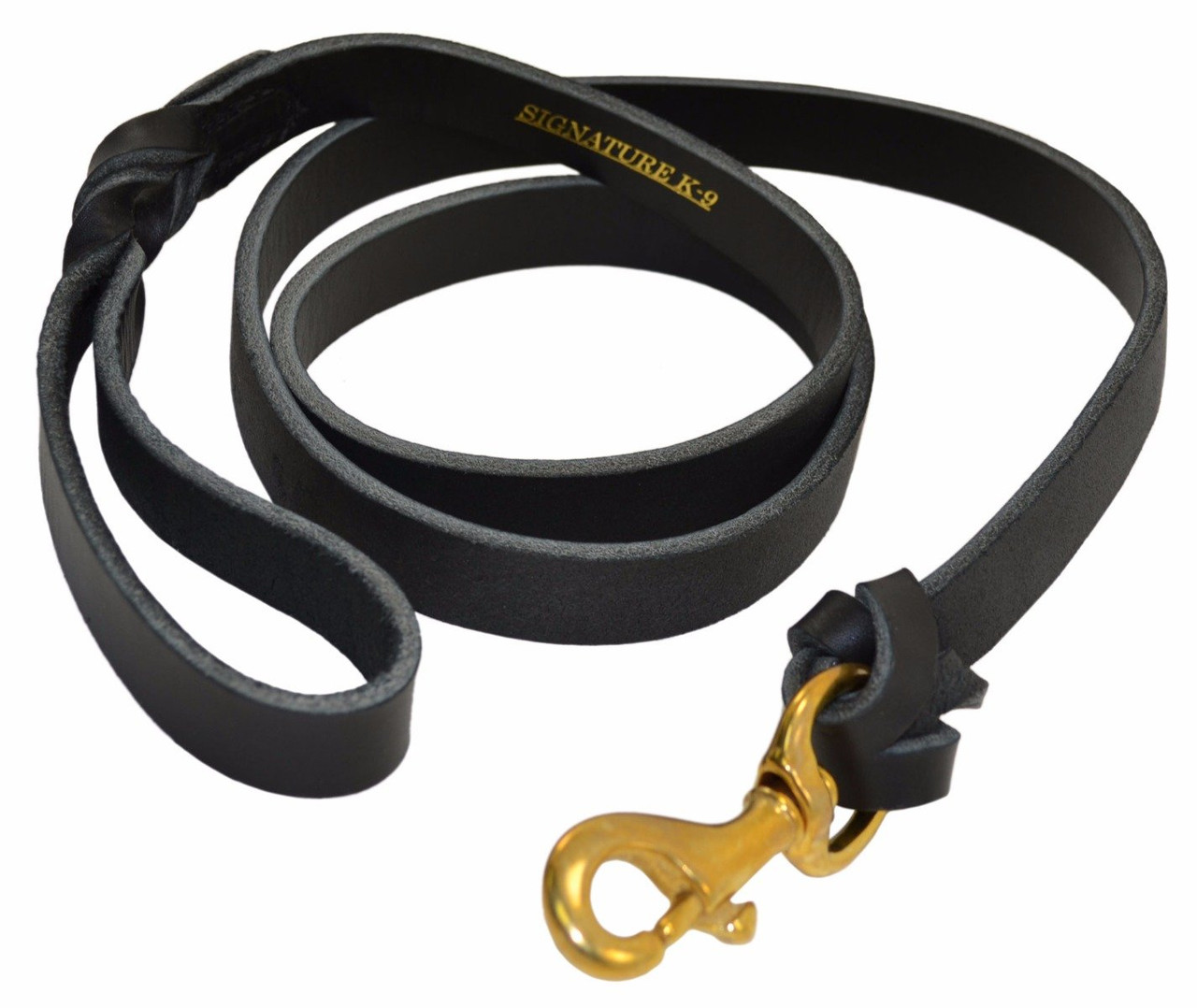 Knotted Heavy Leather Leash | Leather Dog Leash - Ray Allen
