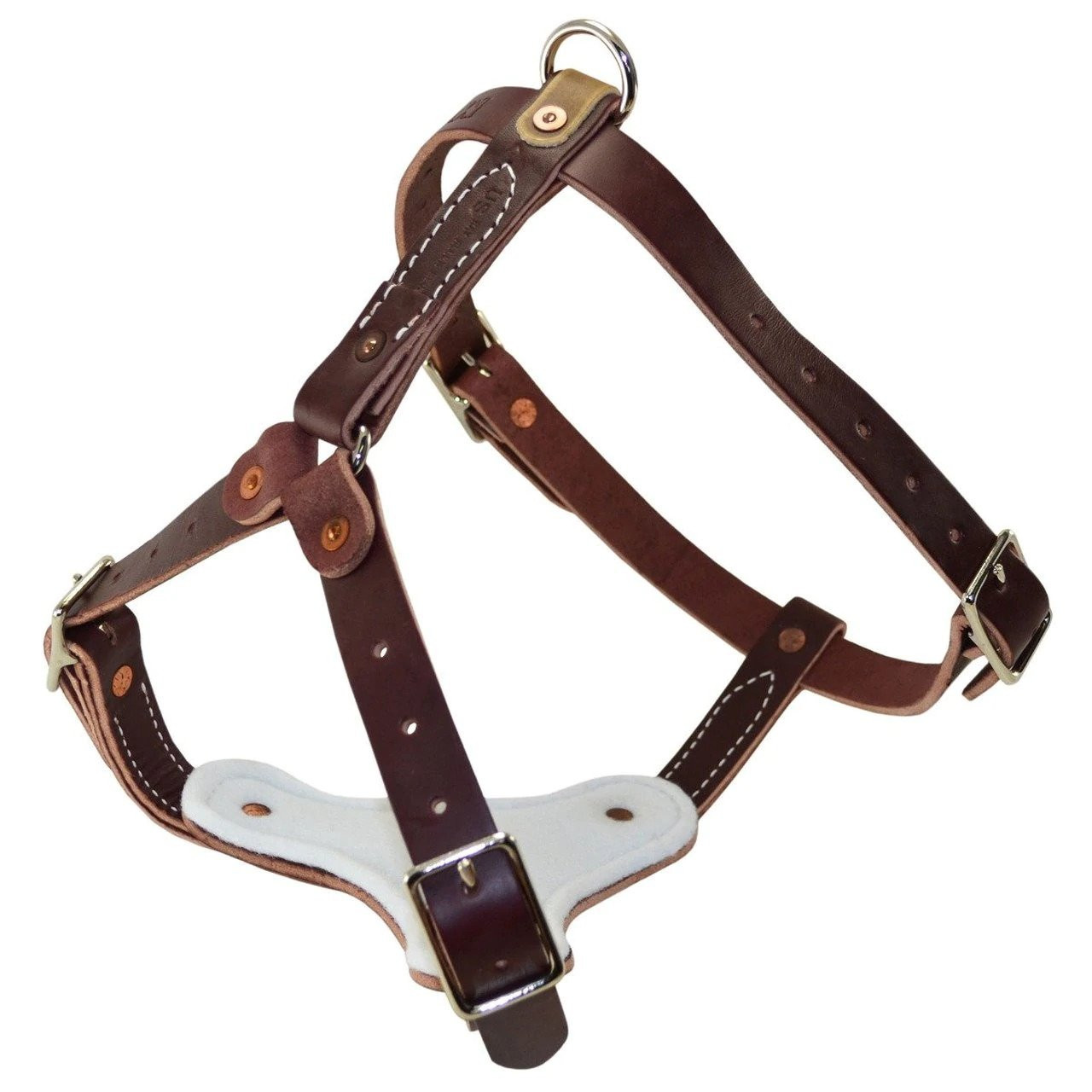 leather tracking harness