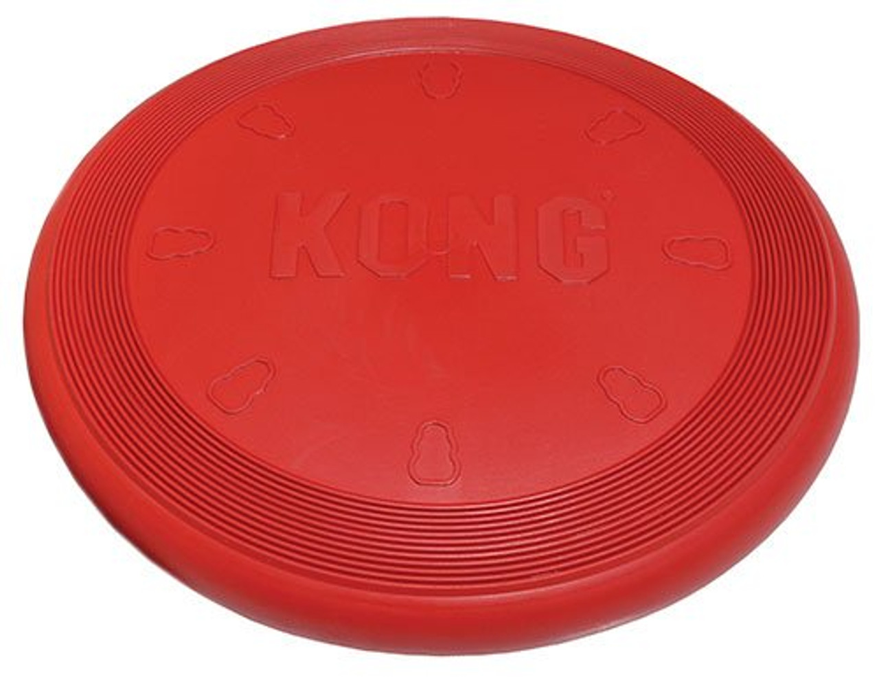 KONG Rubber Flyer Dog Toy, Small, Red