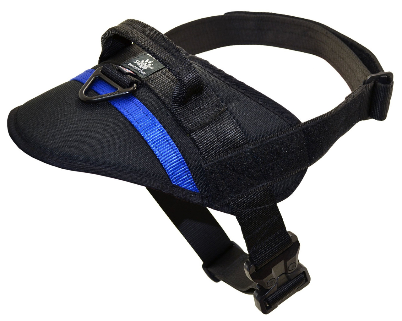 Ray Allen Black/Blue Line Harness Dog Harness Patrol Dog