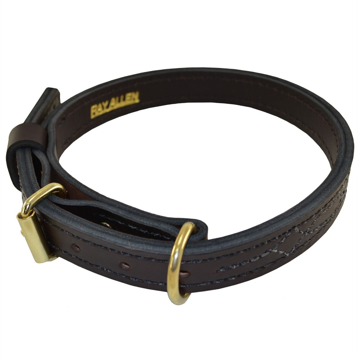 Premier Leather Dog Collars | Exquisite Stitching & English Rein