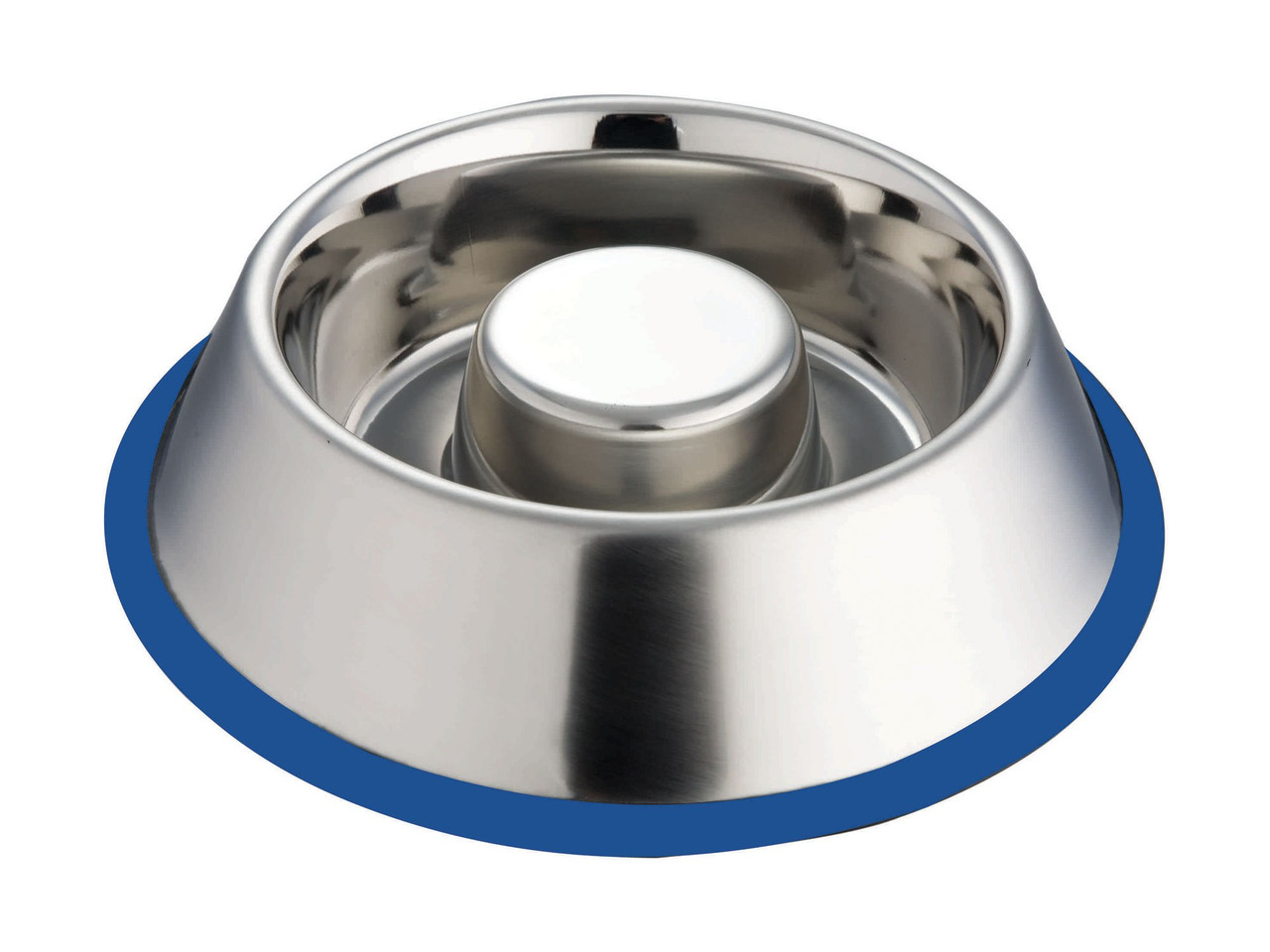 stainless steel slow eater dog bowl