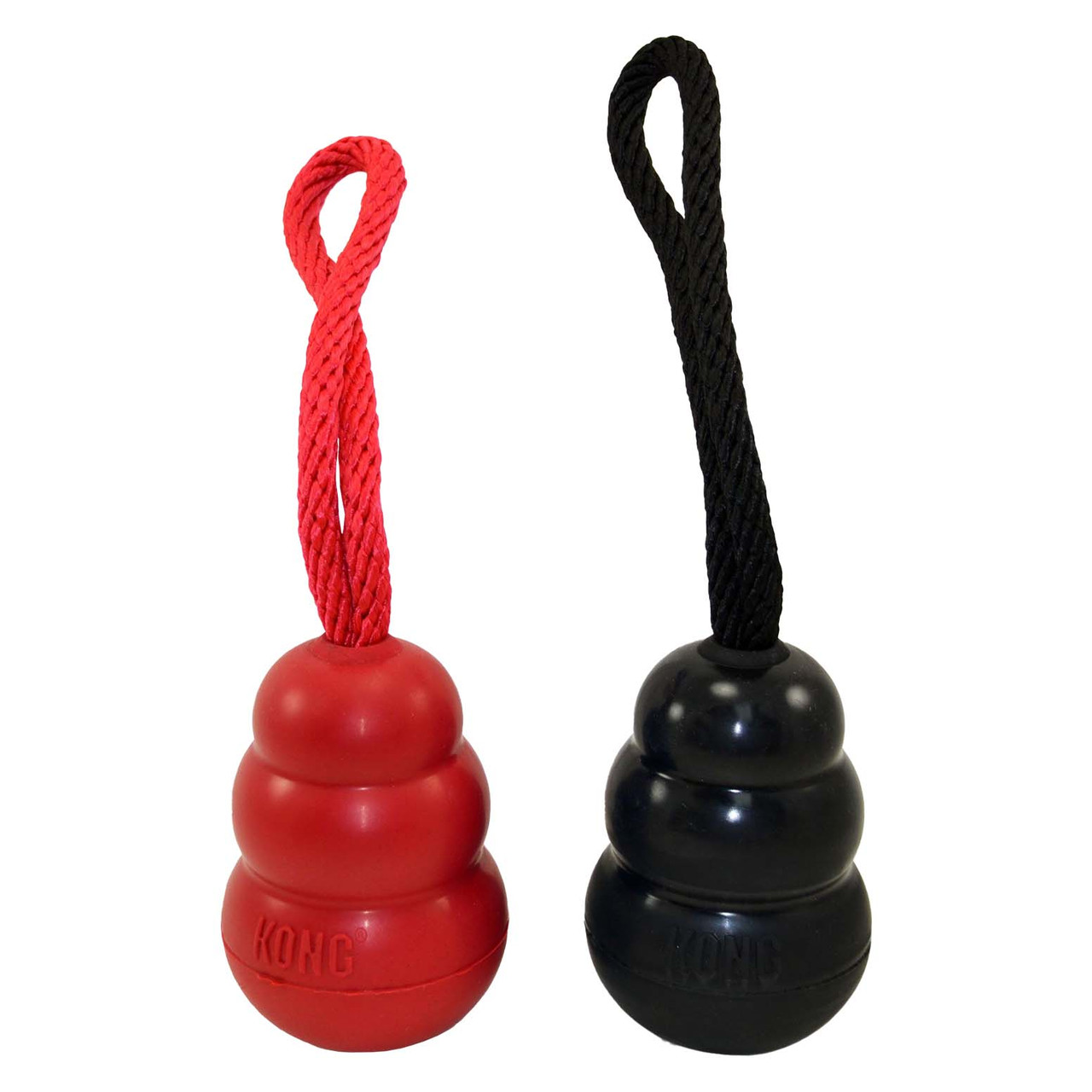 KONG™ with Rope Fetch Tug Dog Toy KONG K9 Reward - Main Image