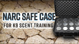 NARC Safe: K9 Scentwork 12 Jar Storage And Transport Case